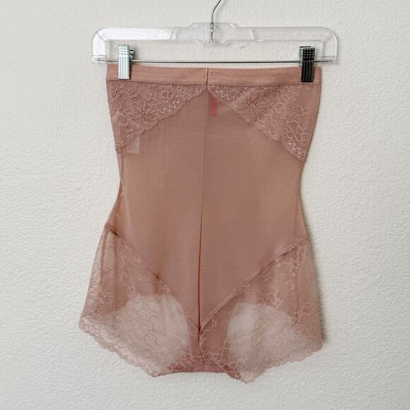 [Spanx] Vintage Rose Nude High Waisted Brief Spotlight On Lace NWT Size Large L - Picture 2 of 9